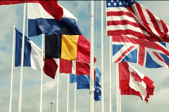 uk and allies nations flags